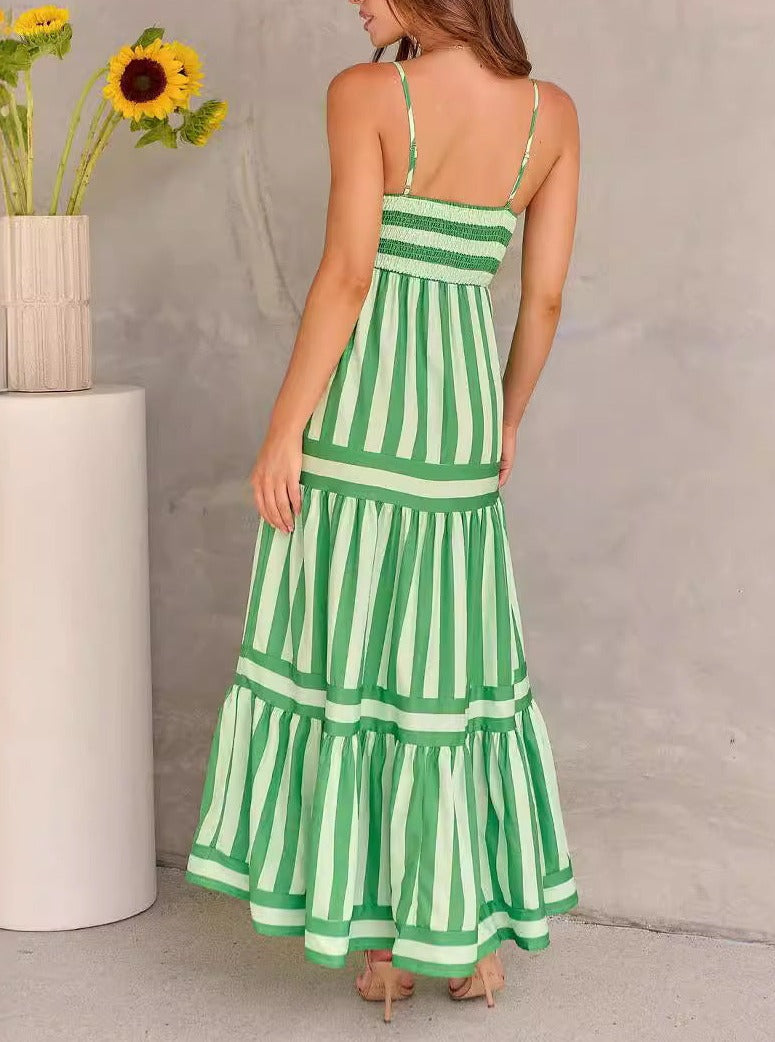 Maxi Dress with Ruffles