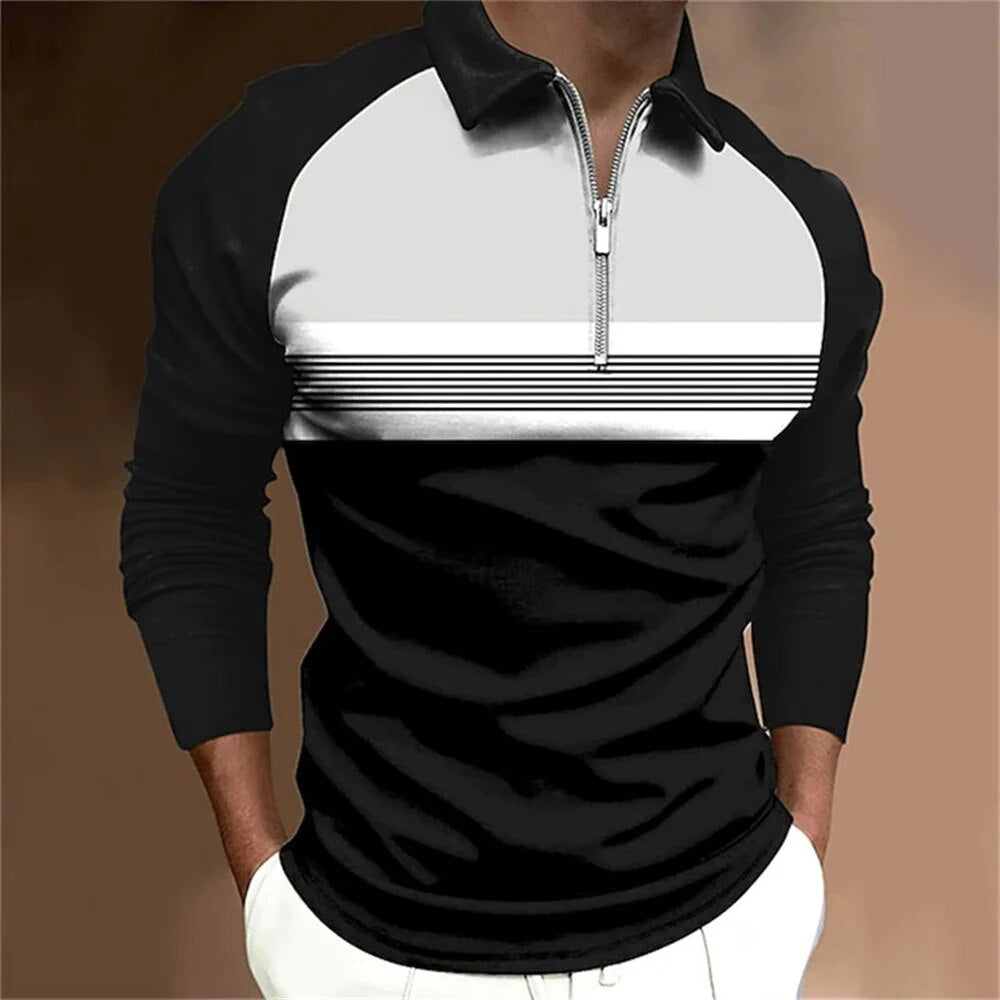 Formfeel Men's Long Sleeve Polo Shirt