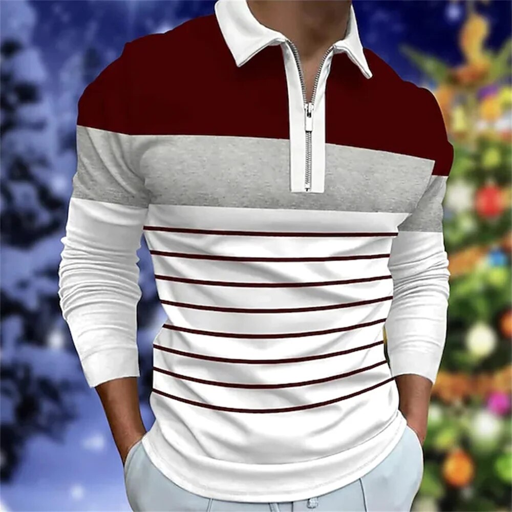 Formfeel Men's Long Sleeve Polo Shirt