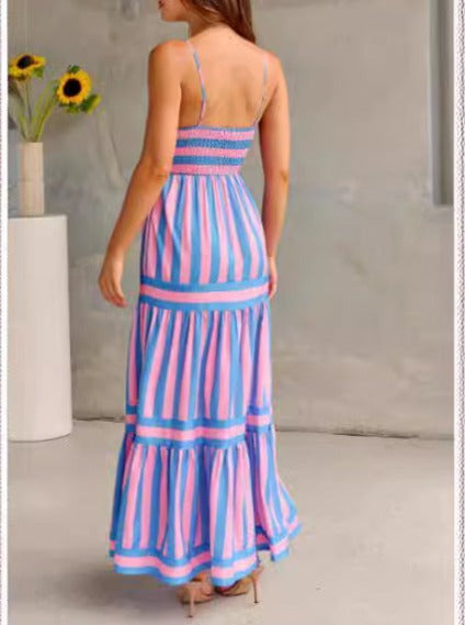 Maxi Dress with Ruffles