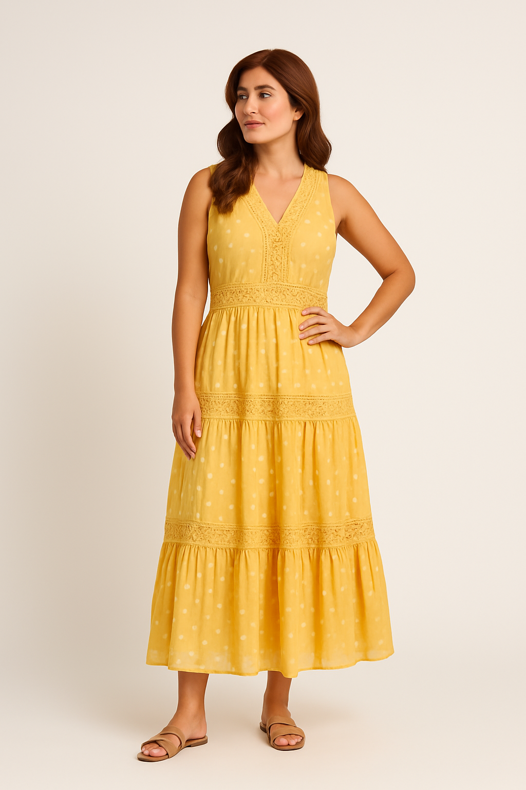 SOHO | Festive Women's Boho Maxi Dress Airy & Light