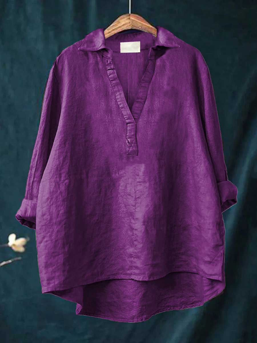 Andrea™ - Linen Blouse