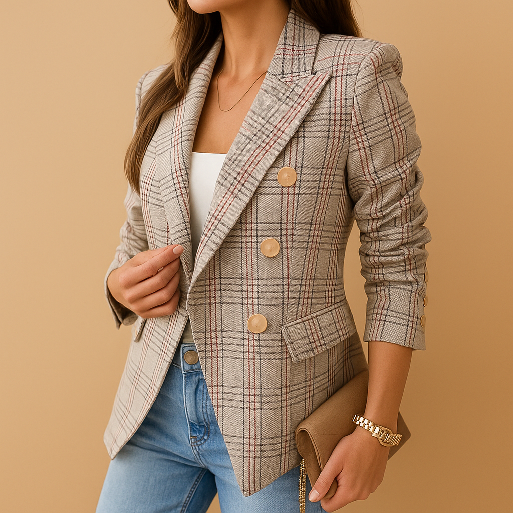 Rive™ | Fitted Blazer with Elegant Details for Women