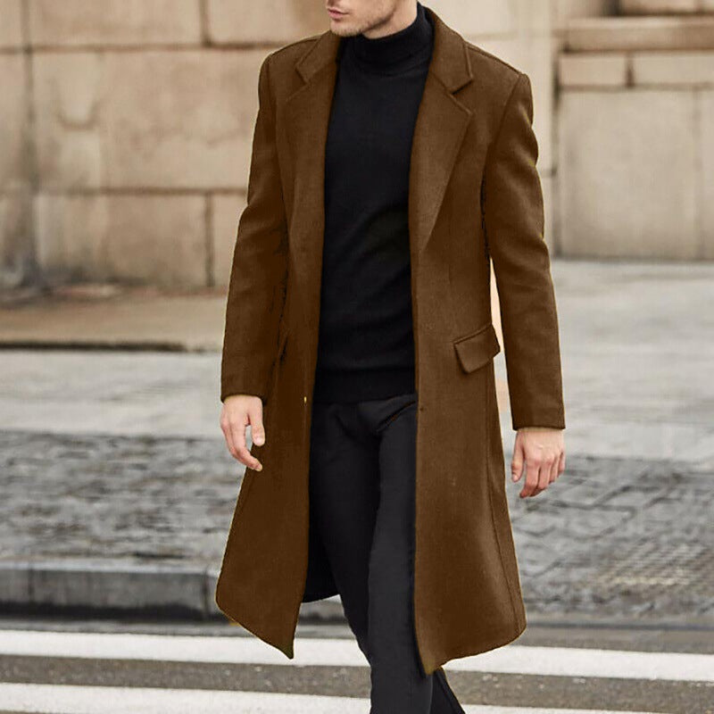 Men's Wool Winter Coat Elegance