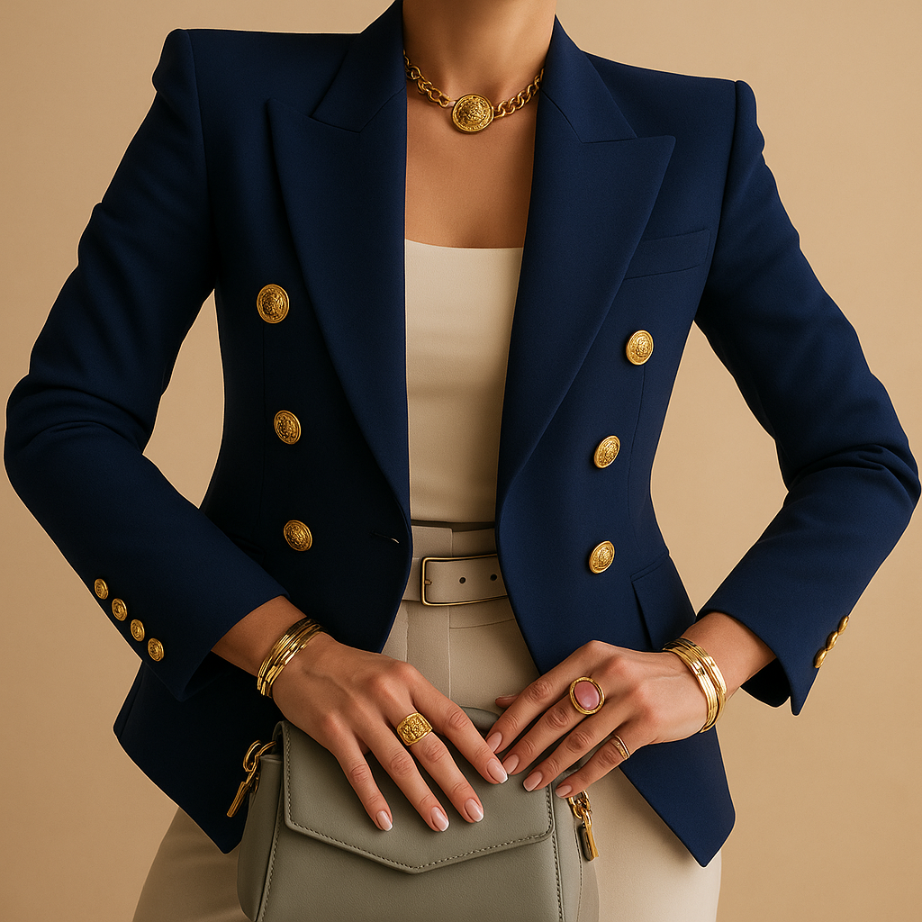 Rive™ | Elegant Long Blazer for Women