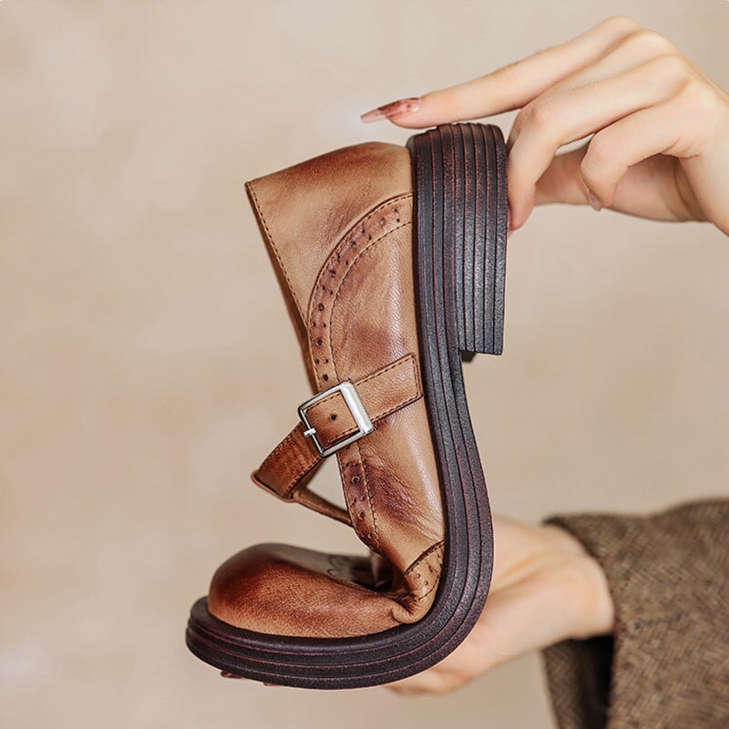 VELDA | ELEGANT MARY JANES MADE OF LEATHER