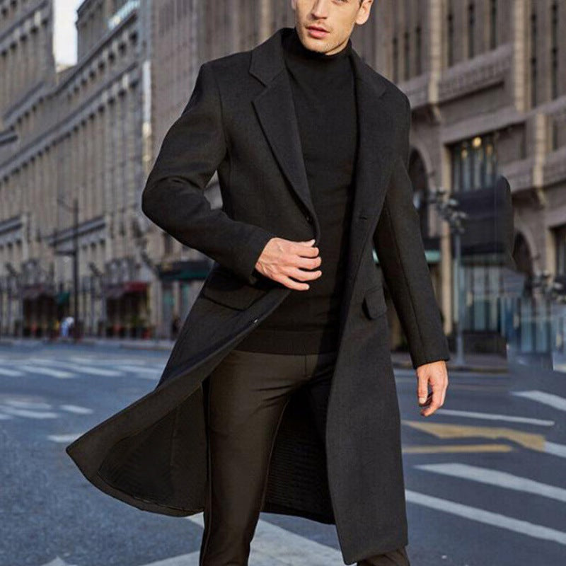 Men's Wool Winter Coat Elegance