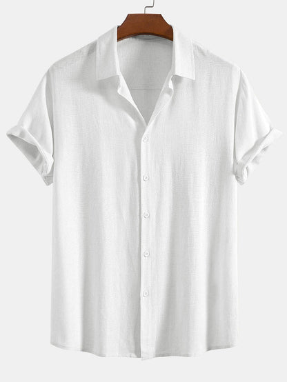 Booker – Linen Blend Shirt with Straight Pants