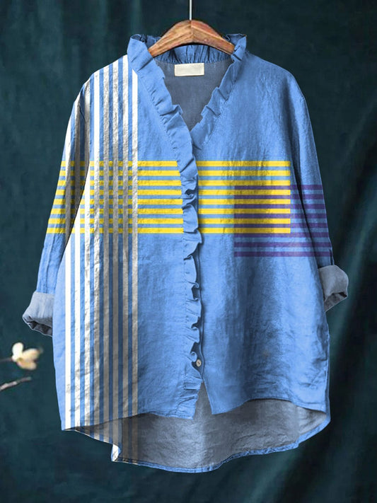 Tina™ - Linen Blouse