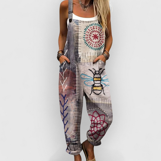 Odette | Bohemian Embroidered Overalls
