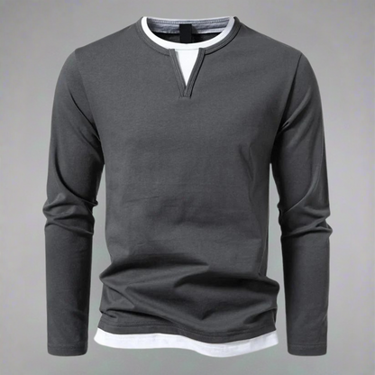 Wide View Men's Long Sleeve Shirt