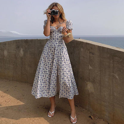 Summer Dress with Floral Print