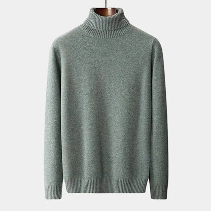 Turtleneck Sweater Made of 100% Merino Wool