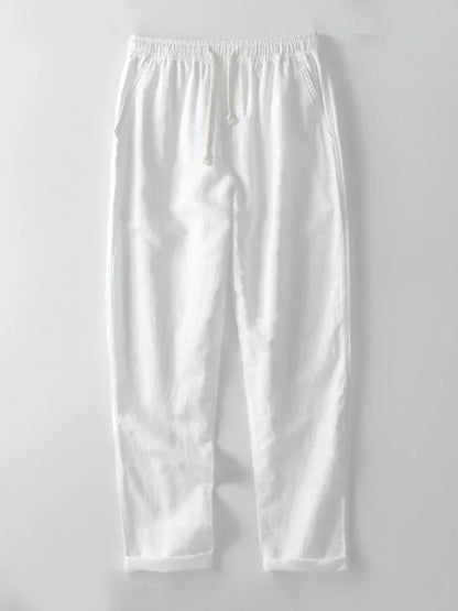 Booker – Linen Blend Shirt with Straight Pants