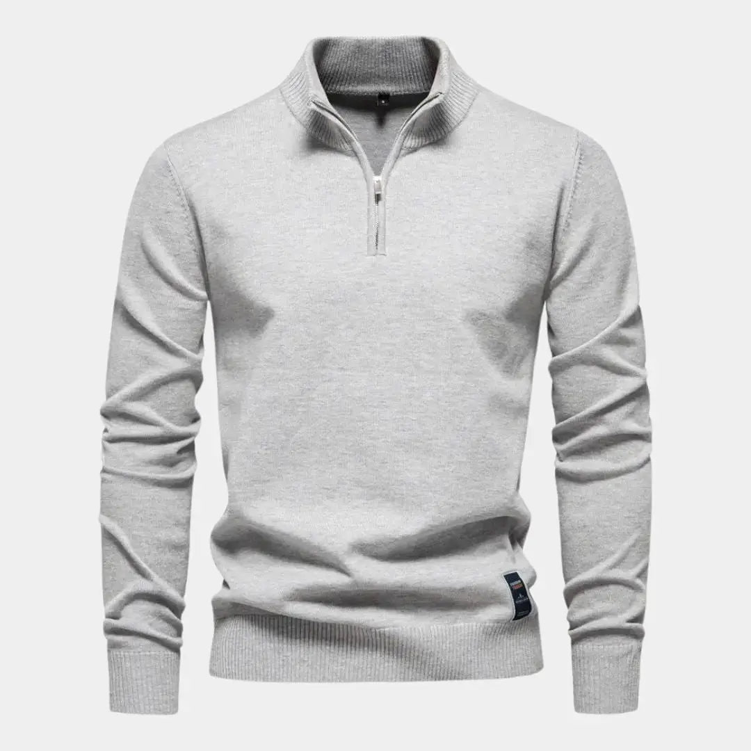 Half-Zip Knit Sweater