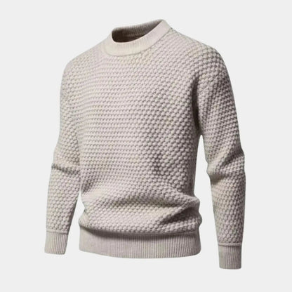 Textured Old Money Pullover