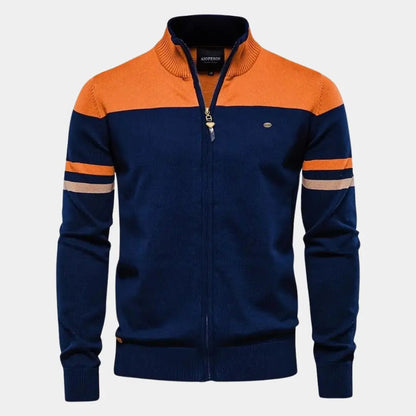 Cardigan Sweater with Zipper