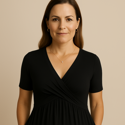 Mira Short-Sleeve Dress