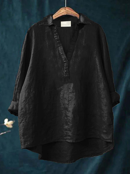 Andrea™ - Linen Blouse