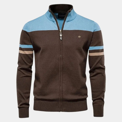 Cardigan Sweater with Zipper