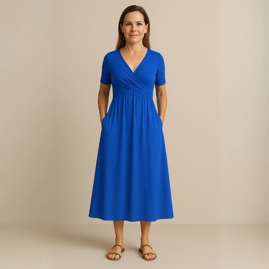 Mira Short-Sleeve Dress