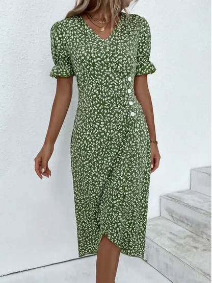 Floragrün Midi Dress