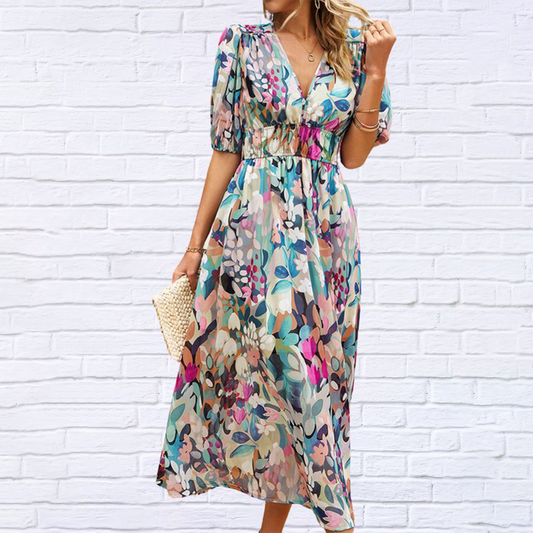 Floraglanz Short Sleeve Dress