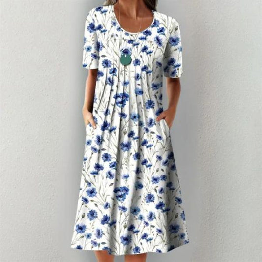 Eléa | Flared Flower Dress