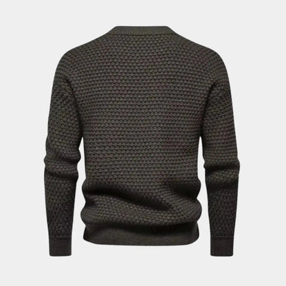 Textured Old Money Pullover