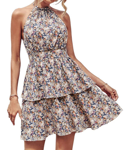 Summer Dress with Ruffles