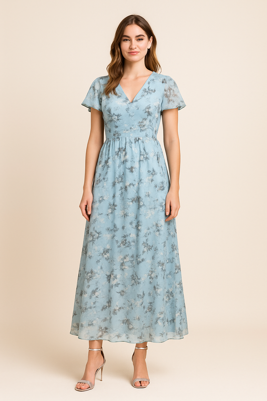 SOHO | Breathable Women's Midi Dress Elegant for Summer
