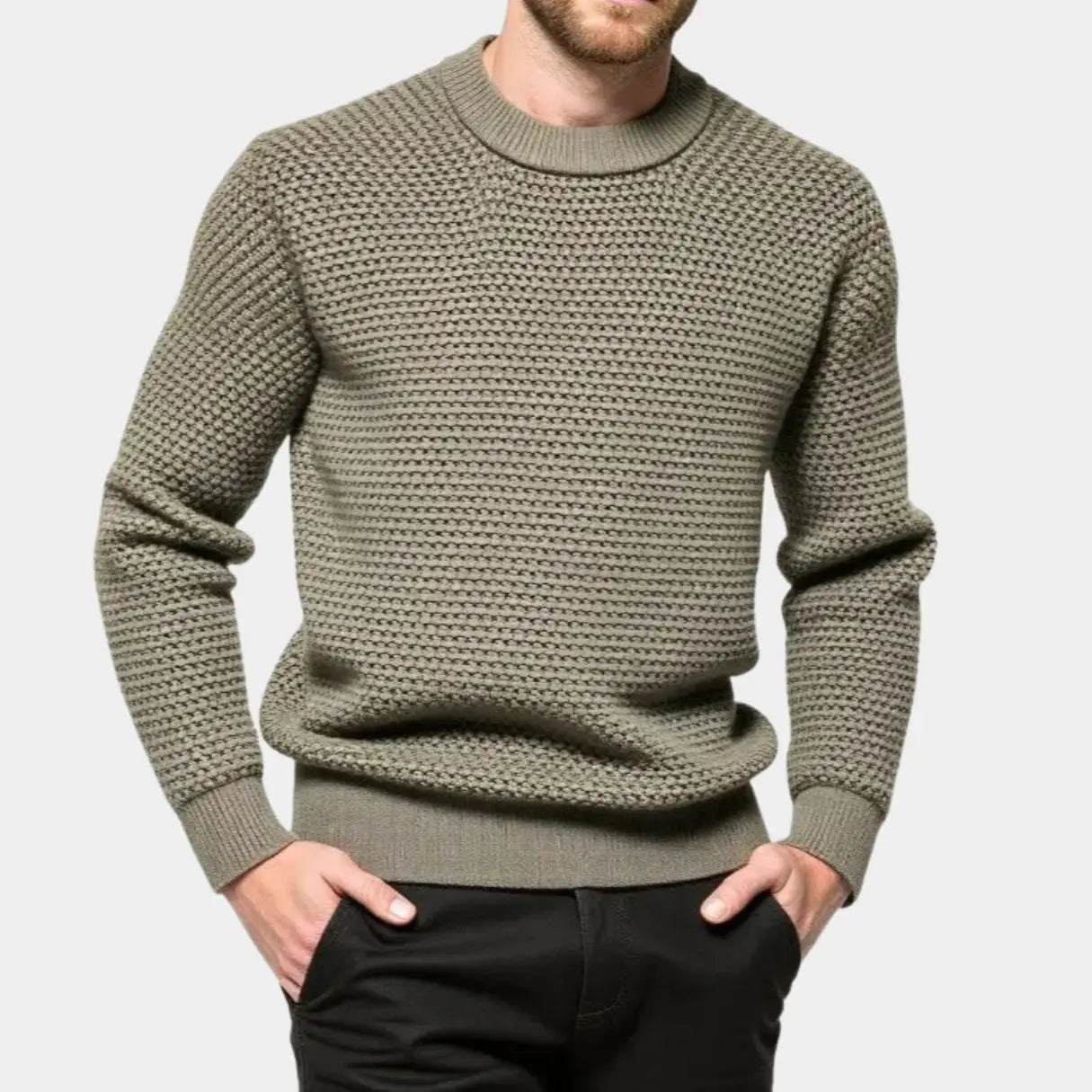 Textured Old Money Pullover