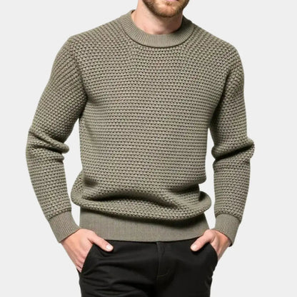 Textured Old Money Pullover