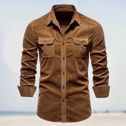 Earth Tone Cord Shirt