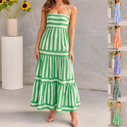 Maxi Dress with Ruffles