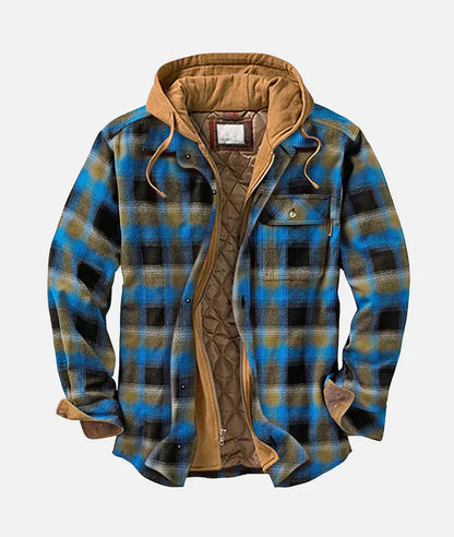 Alain – Patchwork Checkered Jacket
