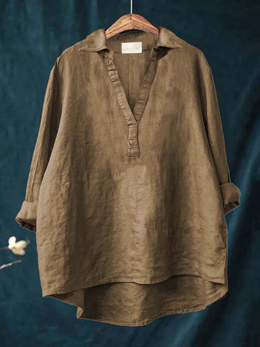 Andrea™ - Linen Blouse