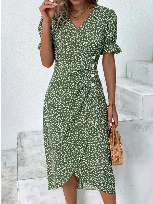 Floragrün Midi Dress