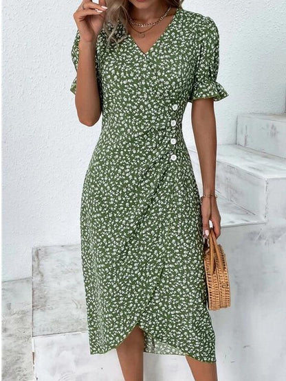 Floragrün Midi Dress