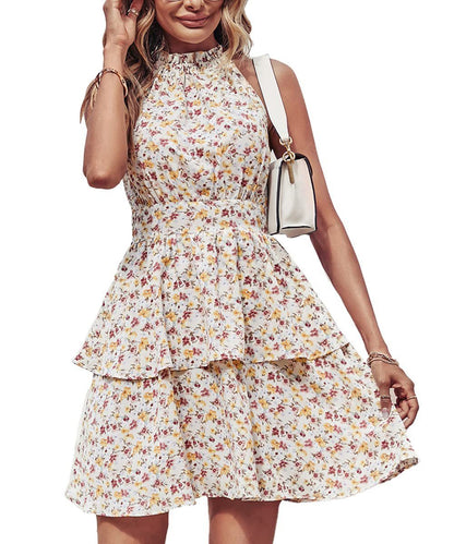 Summer Dress with Ruffles