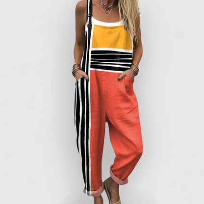 Gaëlle | Contrast Block Overalls