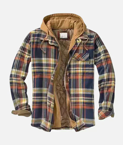 Alain – Patchwork Checkered Jacket