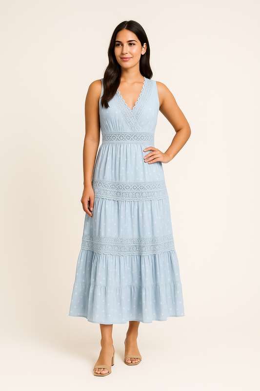 SOHO | Festive Women's Boho Maxi Dress Airy & Light