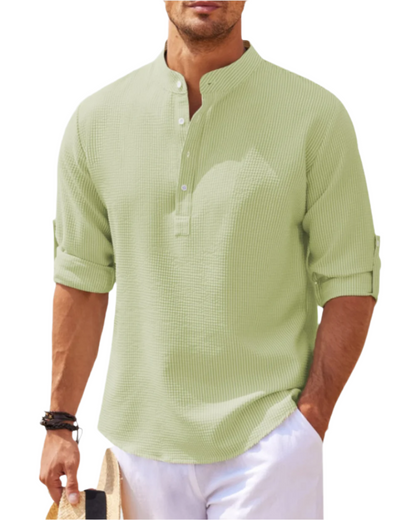 Taglight Men's Long Sleeve Polo Shirt