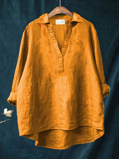 Andrea™ - Linen Blouse