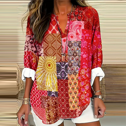 Flame View Long Sleeve Top