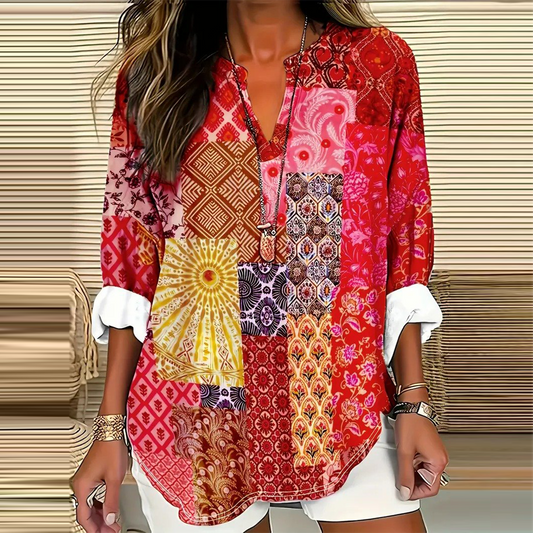 Flame View Long Sleeve Top