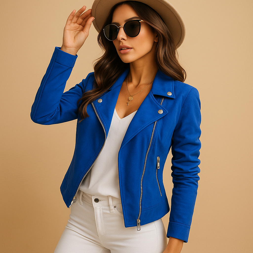 Rive™ | Casual Blazer for Women with Zipper and Long Sleeves