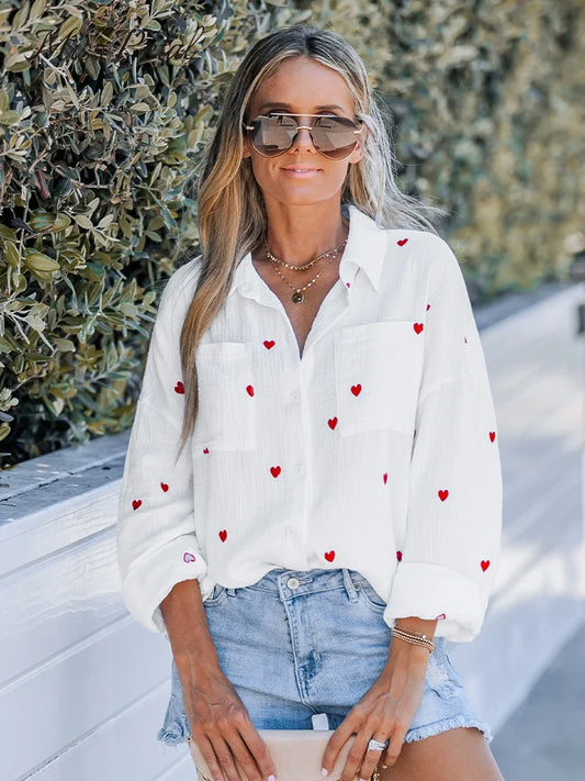 Heartfelt Women's Blouse