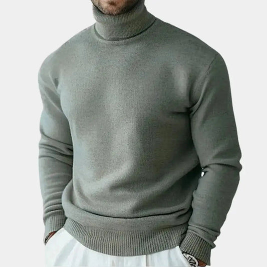 Turtleneck Sweater Made of 100% Merino Wool